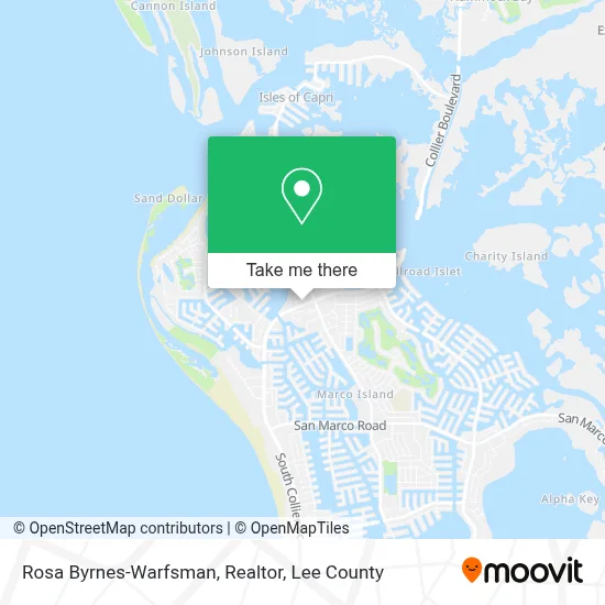 Rosa Byrnes-Warfsman, Realtor map