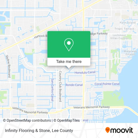 Infinity Flooring & Stone map