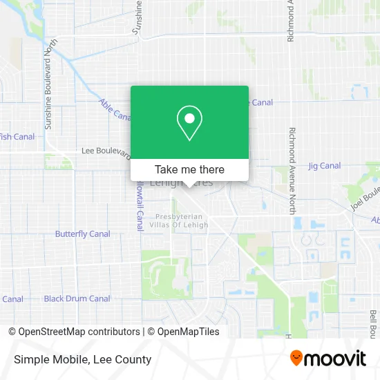 Simple Mobile map