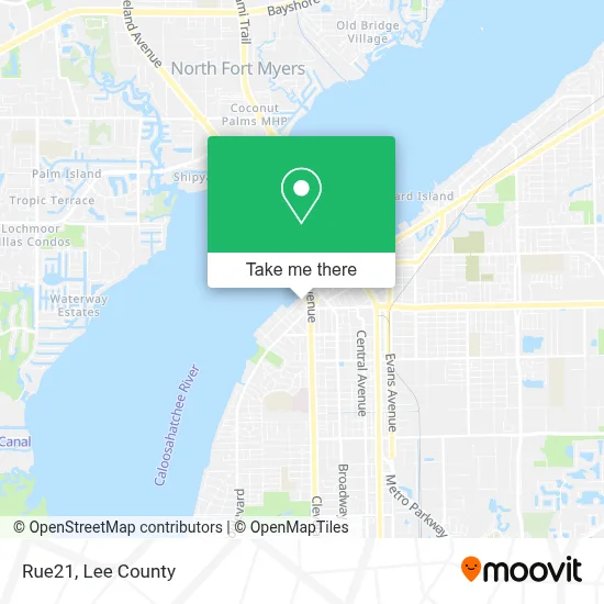 Rue21 map