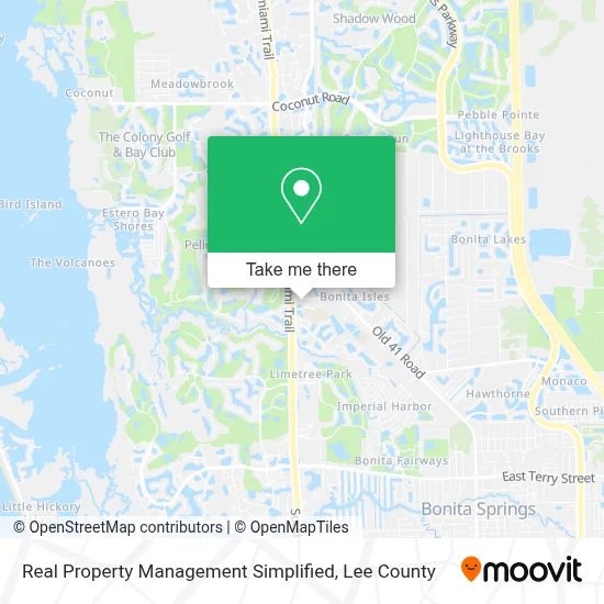 Real Property Management Simplified map
