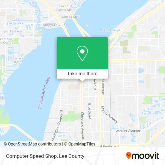 Computer Speed Shop map