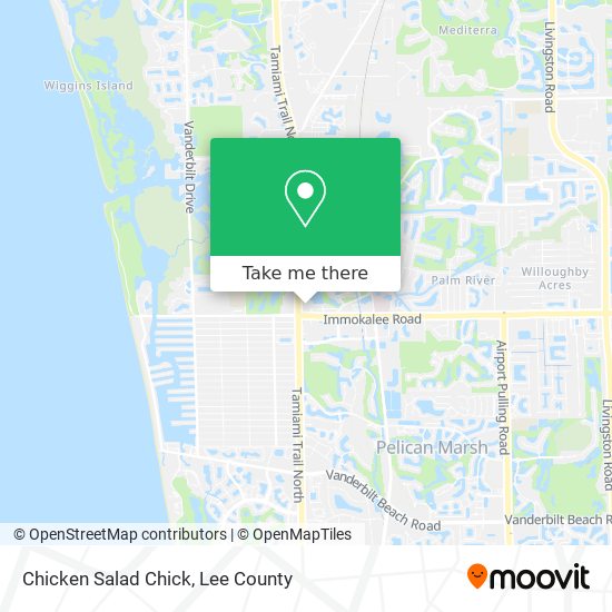 Mapa de Chicken Salad Chick