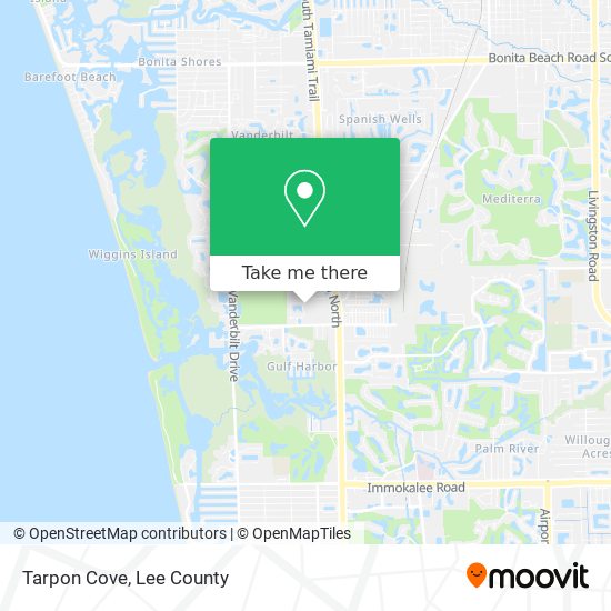 Mapa de Tarpon Cove