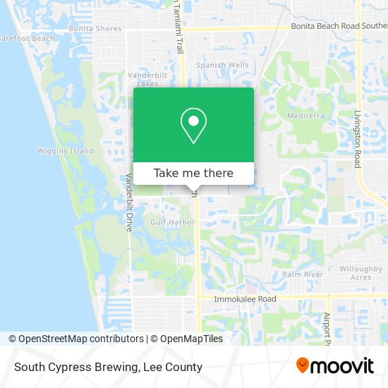 South Cypress Brewing map