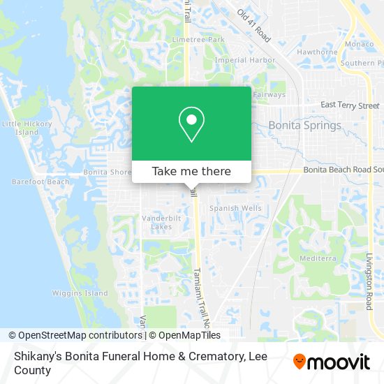 Mapa de Shikany's Bonita Funeral Home & Crematory
