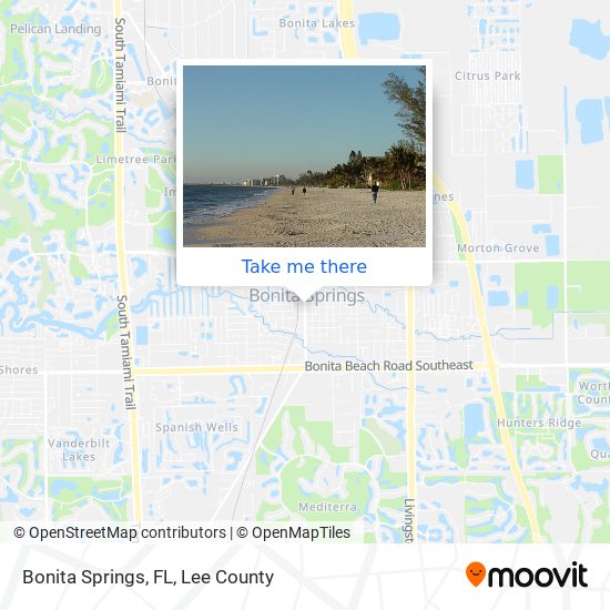 Mapa de Bonita Springs, FL