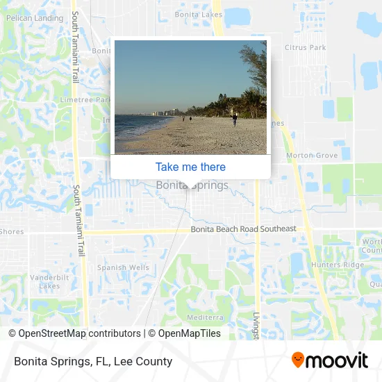 Bonita Springs, FL map