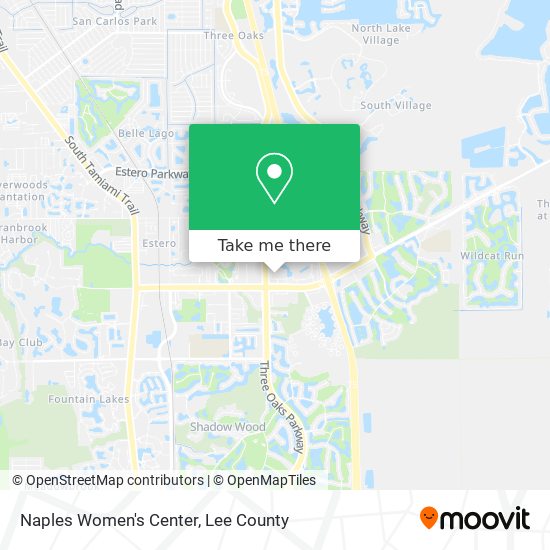 Mapa de Naples Women's Center
