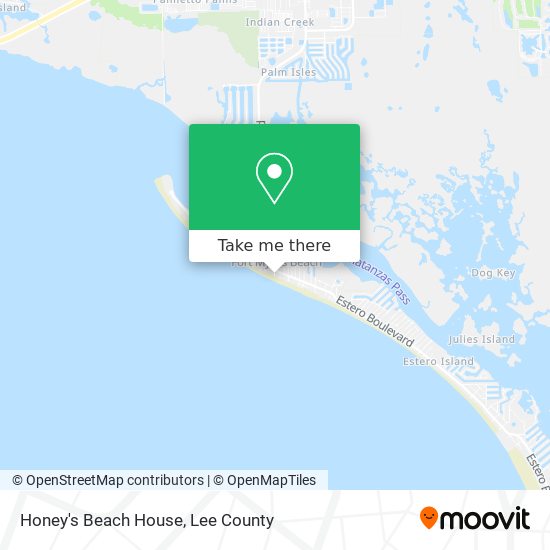 Mapa de Honey's Beach House