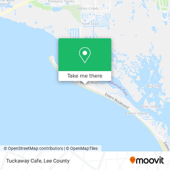 Tuckaway Cafe map