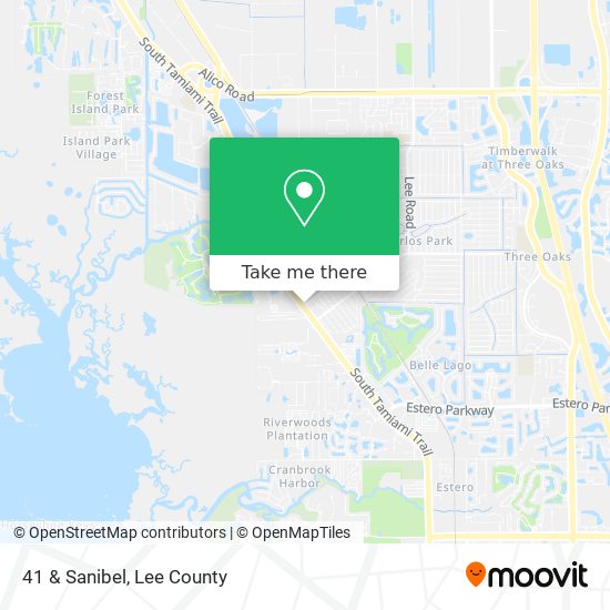 Mapa de 41 & Sanibel