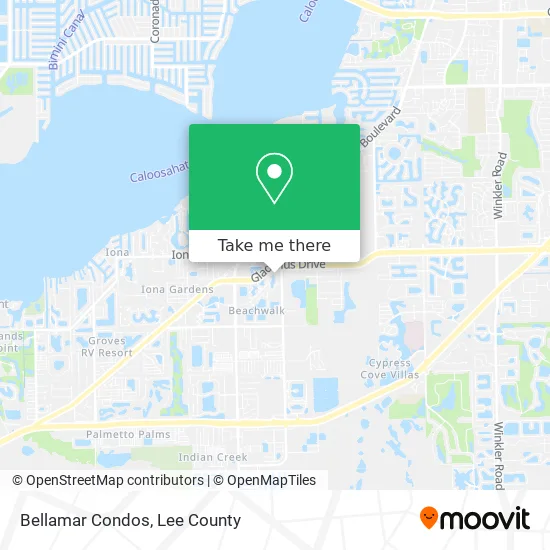 Bellamar Condos map