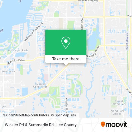 Mapa de Winkler Rd & Summerlin Rd.