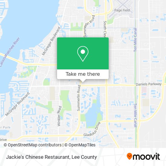 Jackie's Chinese Restaurant map