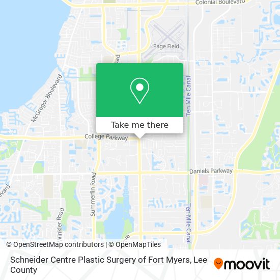 Mapa de Schneider Centre Plastic Surgery of Fort Myers