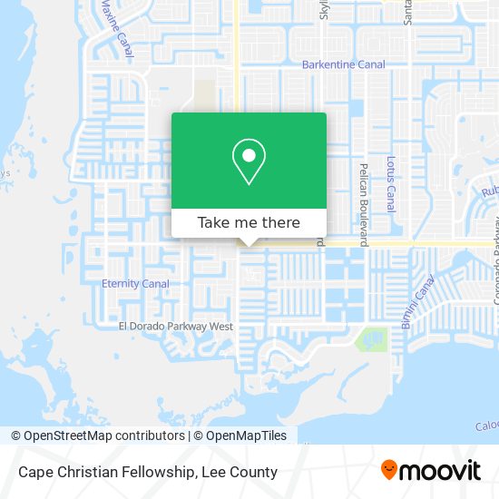 Mapa de Cape Christian Fellowship