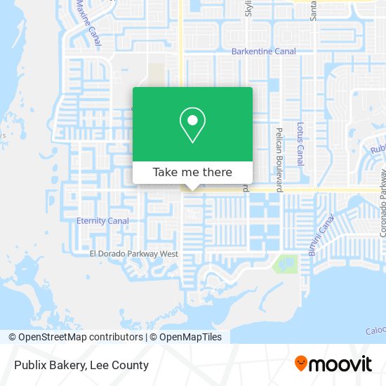 Publix Bakery map