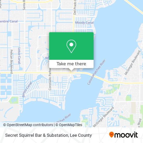 Secret Squirrel Bar & Substation map