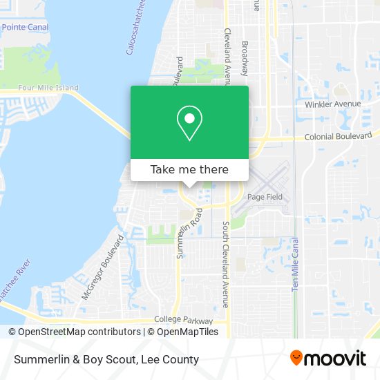 Summerlin & Boy Scout map