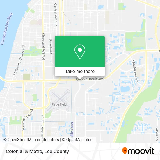 Colonial & Metro map