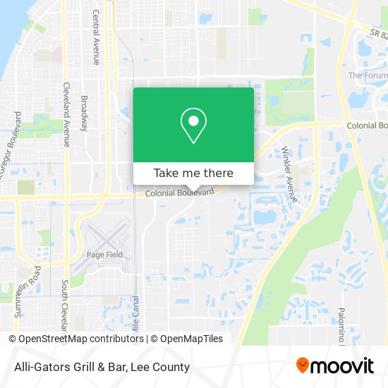 Mapa de Alli-Gators Grill & Bar