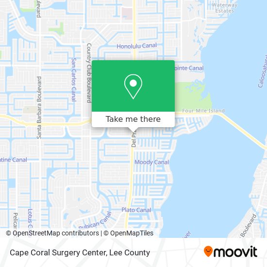 Mapa de Cape Coral Surgery Center
