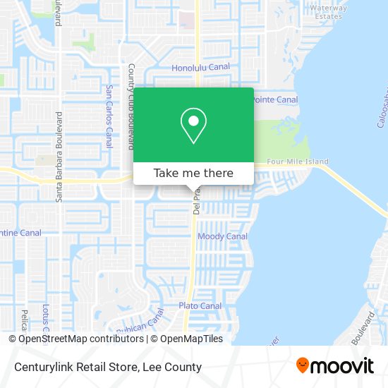 Centurylink Retail Store map