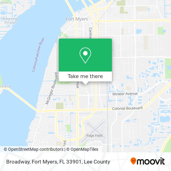 Broadway, Fort Myers, FL 33901 map