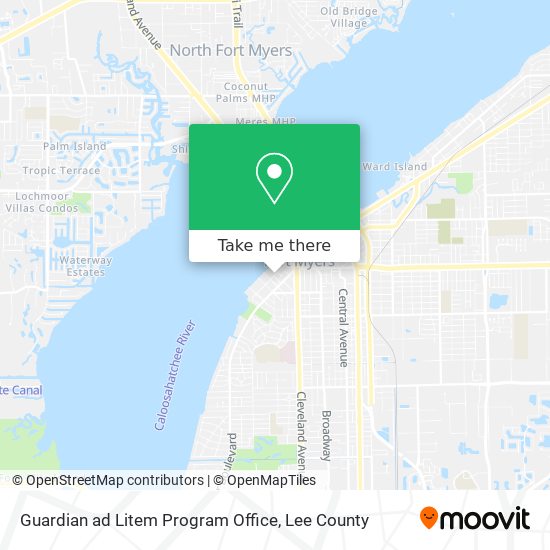 Guardian ad Litem Program Office map