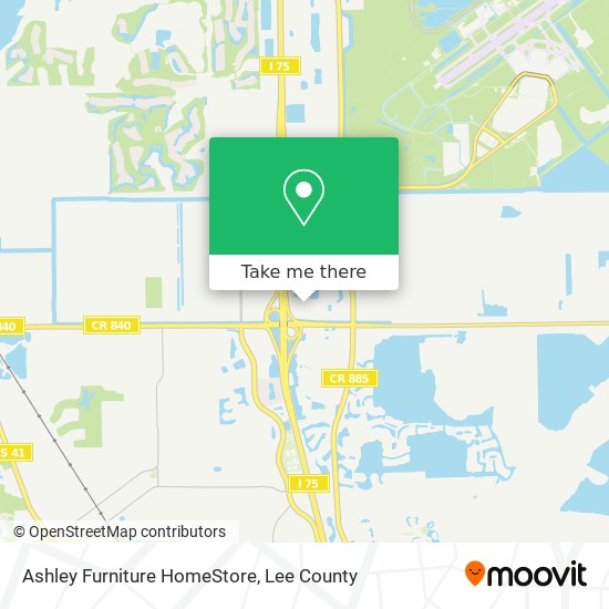Ashley Furniture HomeStore map
