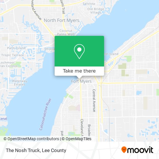 Mapa de The Nosh Truck
