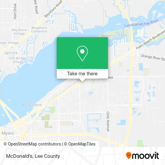 McDonald's map