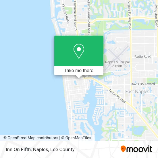 Inn On Fifth, Naples map