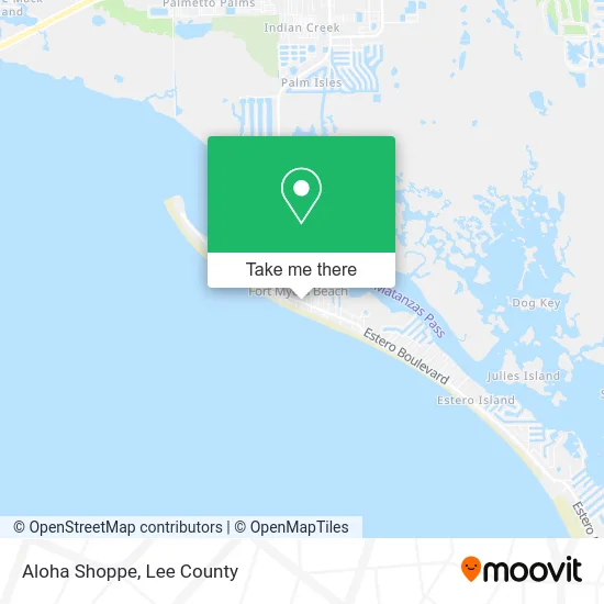 Aloha Shoppe map
