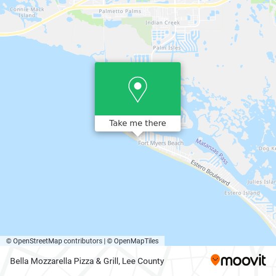 Bella Mozzarella Pizza & Grill map