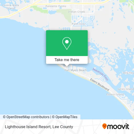 Lighthouse Island Resort map