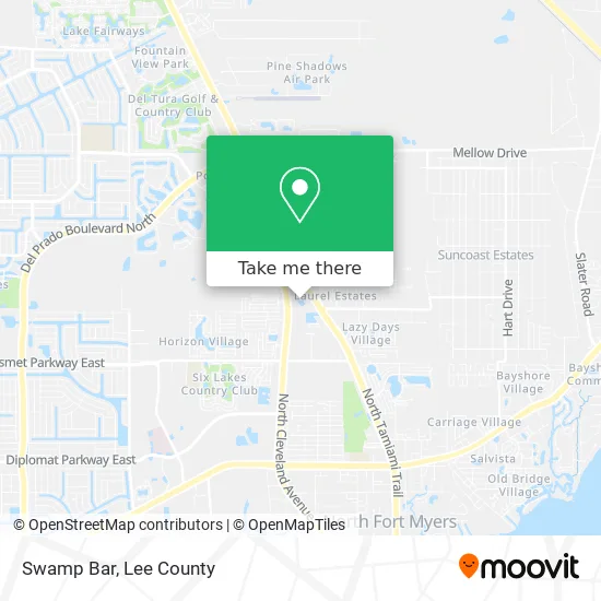 Swamp Bar map