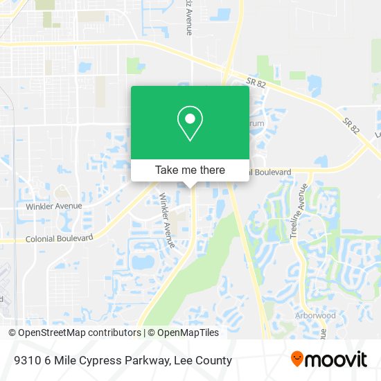 Mapa de 9310 6 Mile Cypress Parkway