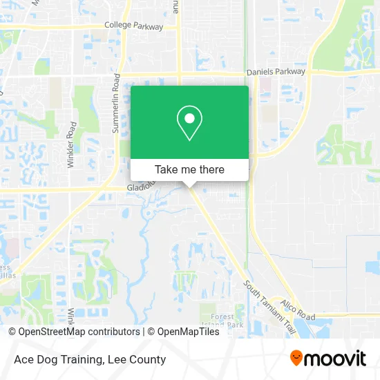 Ace Dog Training map