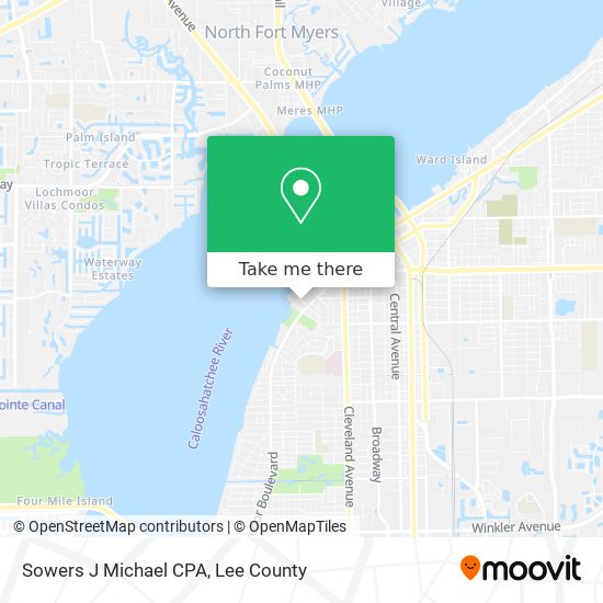 Mapa de Sowers J Michael CPA