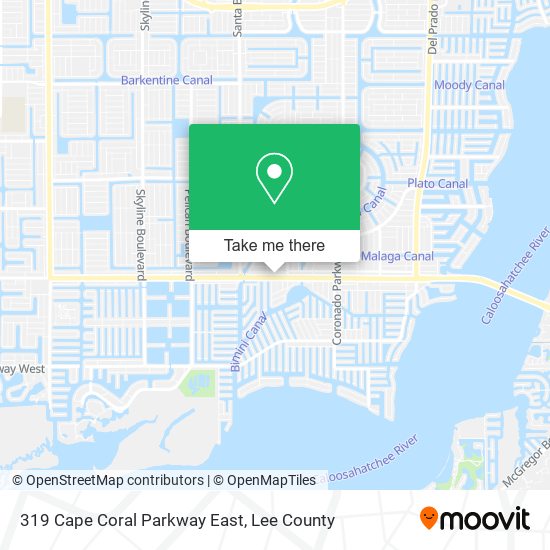 319 Cape Coral Parkway East map