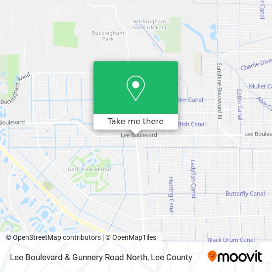 Lee Boulevard & Gunnery Road North map