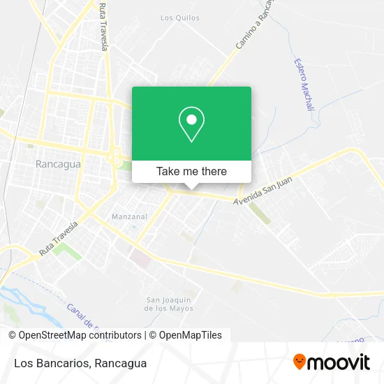 Los Bancarios map
