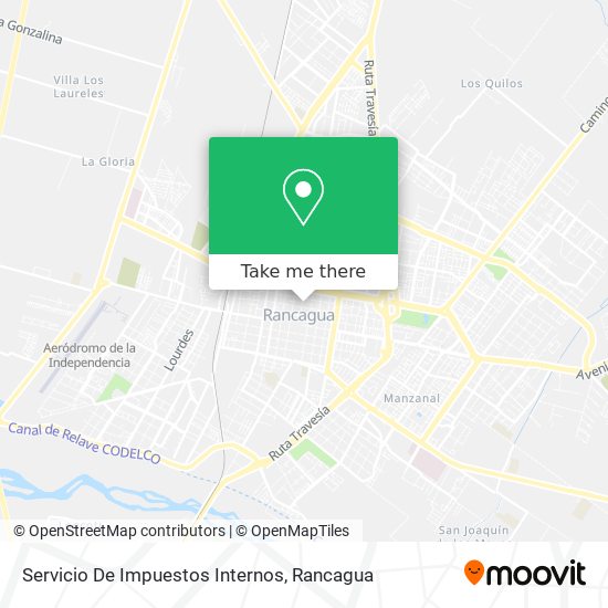 Servicio De Impuestos Internos map