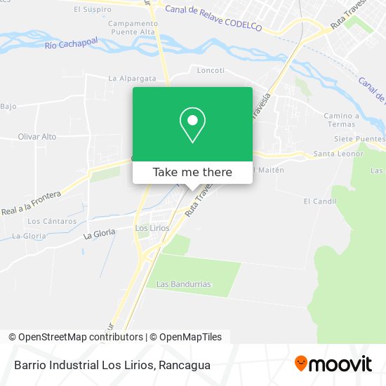 Barrio Industrial Los Lirios map