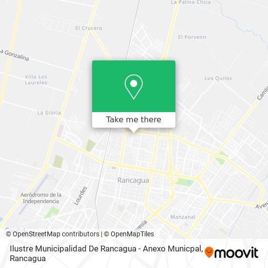 Mapa de Ilustre Municipalidad De Rancagua - Anexo Municpal