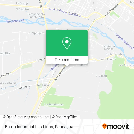 Barrio Industrial Los Lirios map