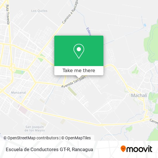 Mapa de Escuela de Conductores GT-R