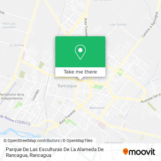Mapa de Parque De Las Esculturas De La Alameda De Rancagua